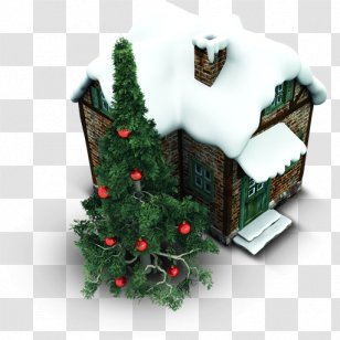 Fir Evergreen Christmas Ornament Pine Family Tree - Xmas House Transparent PNG