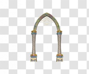 Window Arch Clip Art - Vintage Frame Design Transparent PNG