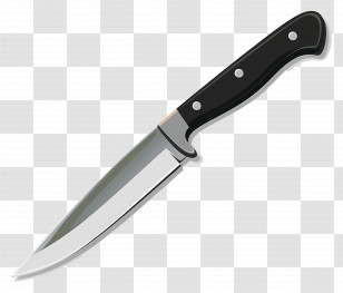 Knife - Kitchen Knife Illustration For Food Preparation Transparent PNG