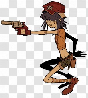 Noodle Art Character Clip - Gun - Guns Transparent PNG