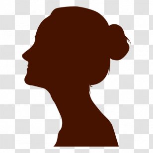Silhouette Female Woman - Neck - Women In Profile Transparent PNG