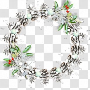 Christmas Decoration - Paint - Twig Pine Family Transparent PNG