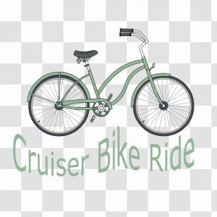 Cruiser Bicycle Mountain Bike BMX - Frames - Best Looking Female Motorcycle Rider Transparent PNG