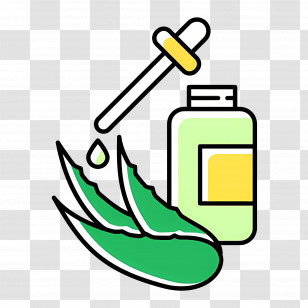 Aloe Vera - Aloe Vera Extract Bottle Transparent PNG