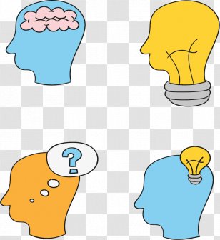 Incandescent Light Bulb Cerebrum Brain - Tree - Creative Classification And Labelling Transparent PNG