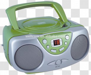 Portable CD Player Compact Disc Boombox Sylvania SRCD243M - Hardware - Radio Transparent PNG