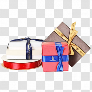 Red Electric Blue Present Metal Belt Transparent PNG
