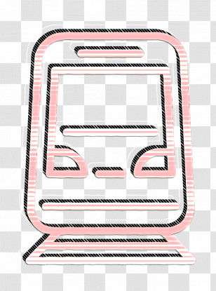 Train Icon Rounded Transportation Icon Transparent PNG