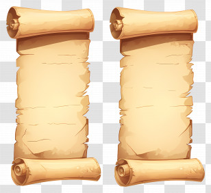 Vintage Paper Roll - Vintage Scrolls For Writing Transparent PNG