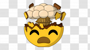 Mind Blown Emoji - Exploding Head Emoji Transparent PNG