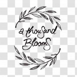 Payment Logo Calligraphy Drawing Clip Art - Leaf - Branch Transparent PNG