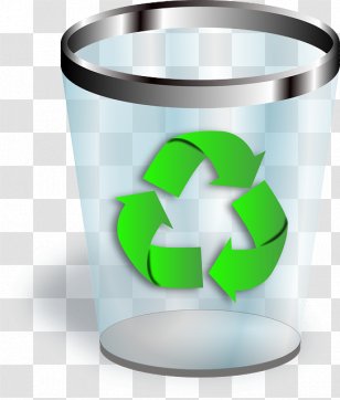 Recycling Bin Rubbish Bins & Waste Paper Baskets Symbol - Recycle Transparent PNG
