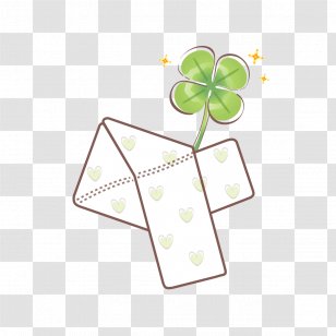 Download - Material - Hand-drawn Graphics Clover Leaf Transparent PNG