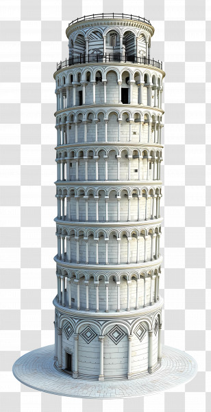 Tower Of Pisa - Leaning Tower Of Pisa Landmark Transparent PNG