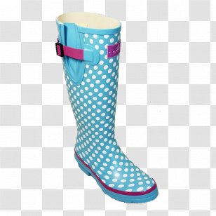 Shoe Polka Dot Wellington Boot Clothing Transparent PNG