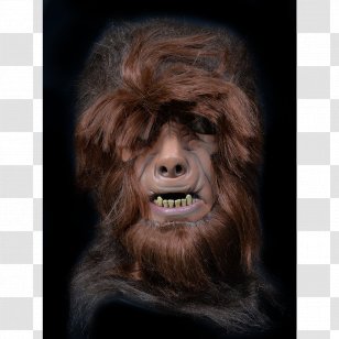 United States Mask Homo Sapiens Face Neandertal - Wolf Man - Hand-painted Mid Autumn Festival Decoration Transparent PNG
