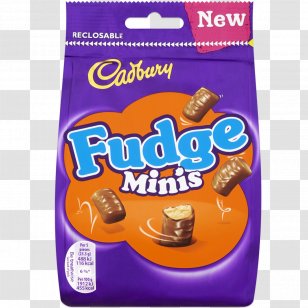 Crunchie Cadbury Fudge Milk - Chocolate Bars Transparent PNG