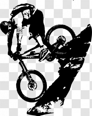 Bicycle Cycling Mountain Bike Downhill Biking Tattoo - Extreme Sport Transparent PNG