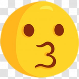 Emoji Emoticon Smiley Facebook Kiss - Heart Transparent PNG